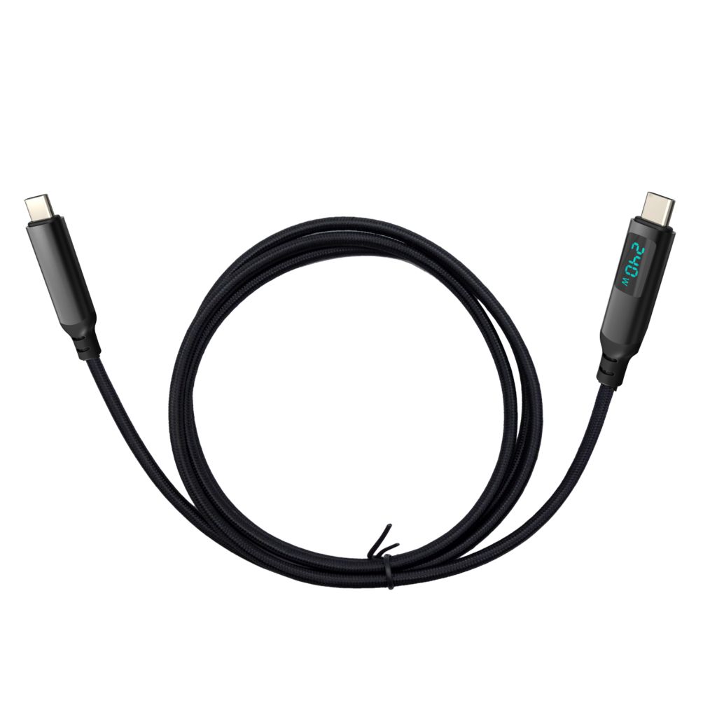 I-TEC Thunderbolt 4/USB4 Class Pro Cable 240W with LCD