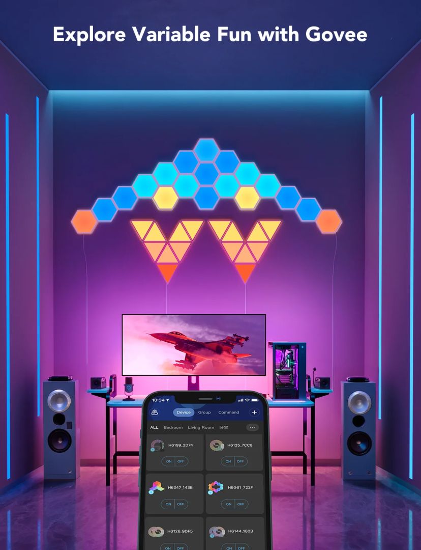 Govee Glide Hexa Pro Light Panels 10 pcs