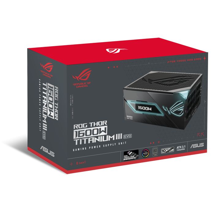 Asus 1600W 80+ Titanium III EVO ROG Thor