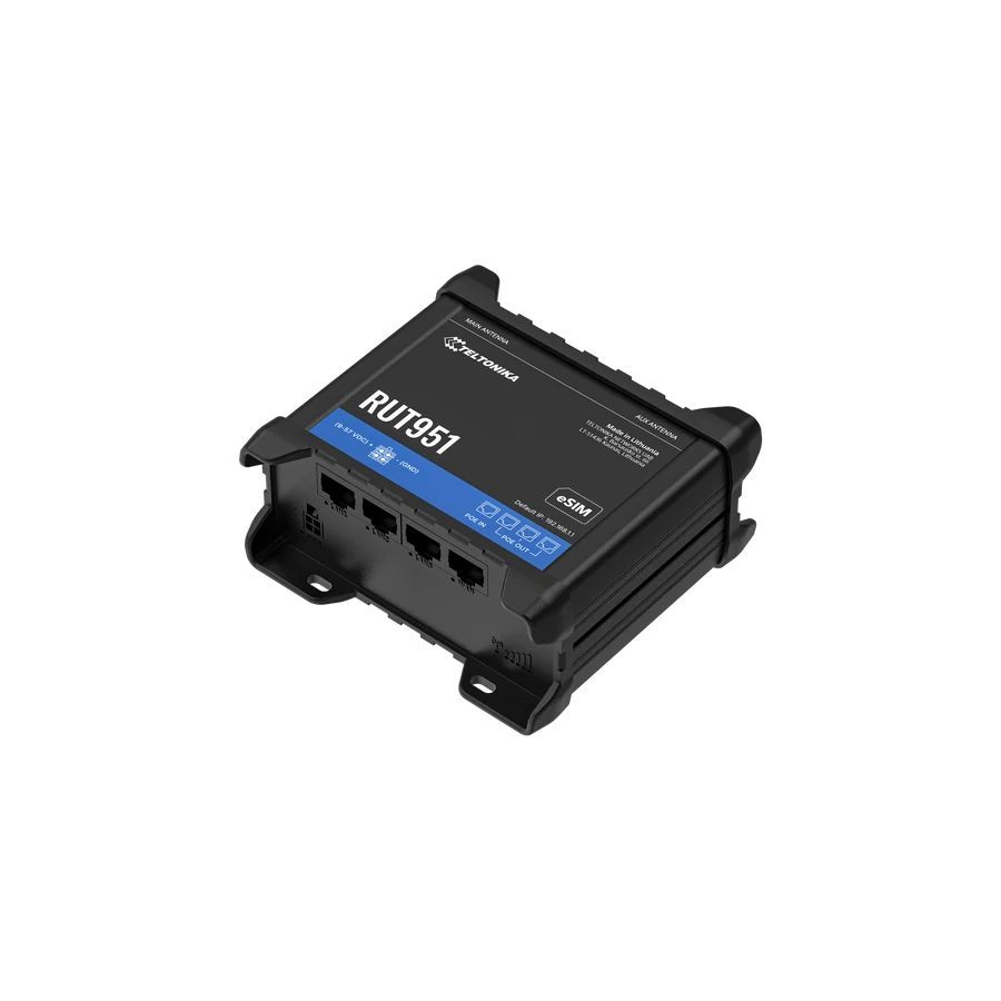 Teltonika RUT951 PoE+ Industrial Cellular Router + PSU
