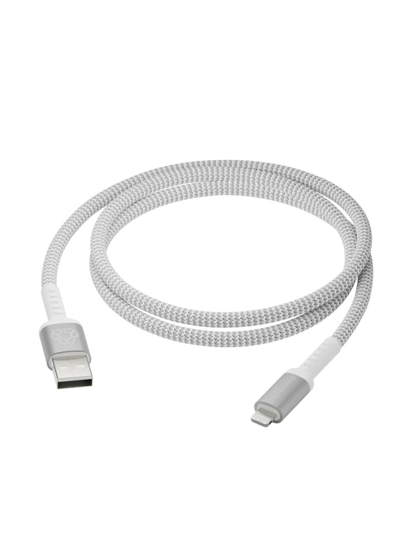 dbramante1928 re-charge Pro USB-A to Lightning Braided Cable 1,2m Cable White