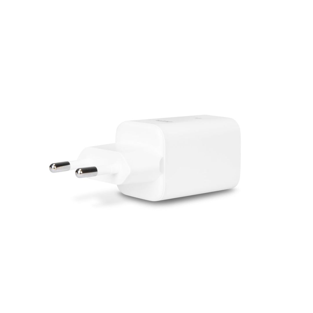 Dicota 2-port GaN Wall Charger (65W) White