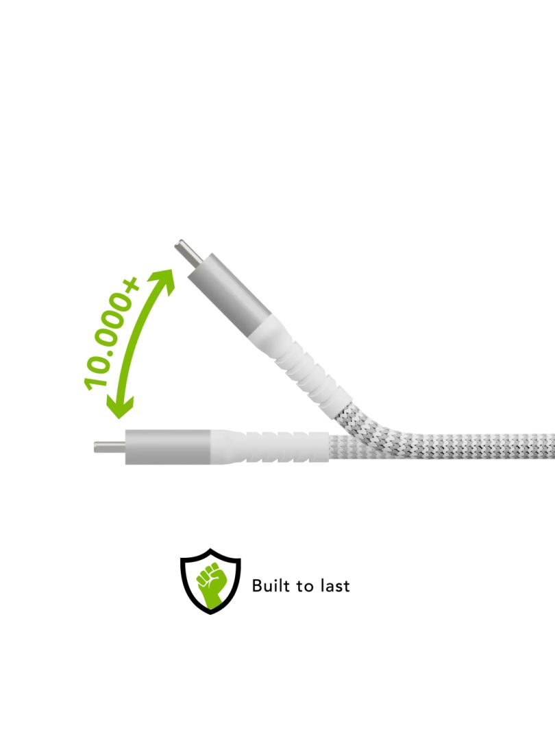 dbramante1928 re-charge USB-C to USB-C 100W PD cable 1,2m White