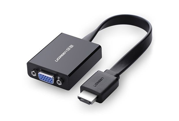 UGREEN 40248 VGA (D-Sub) to HDMI adapter cable Black