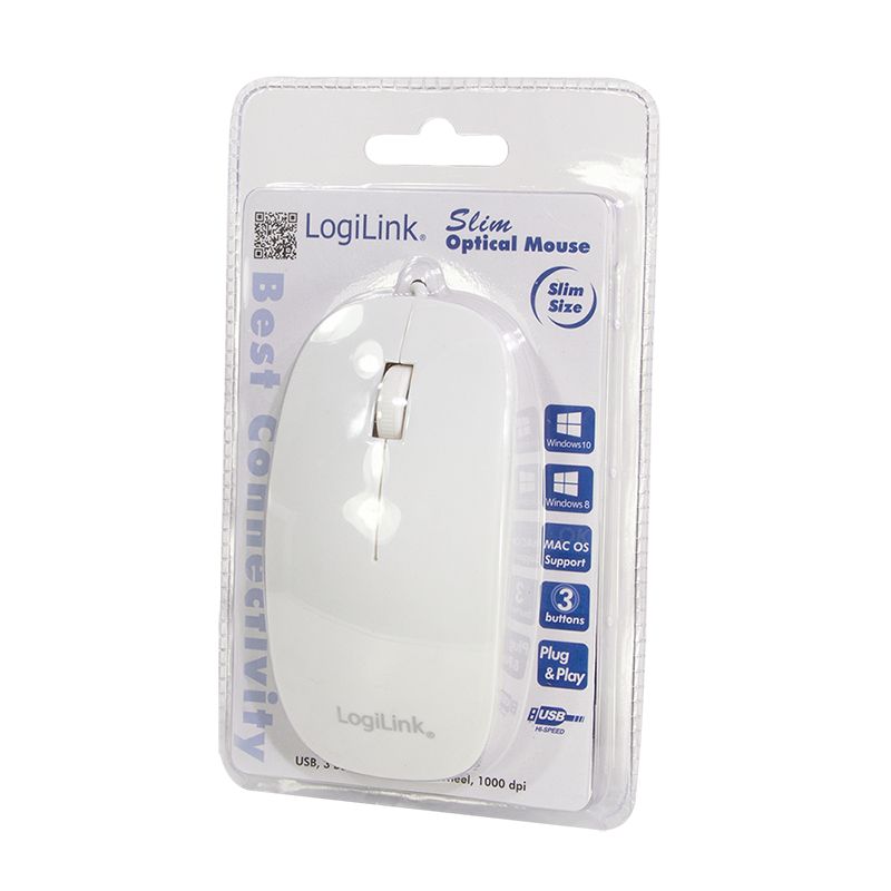 Logilink Optical Mouse White
