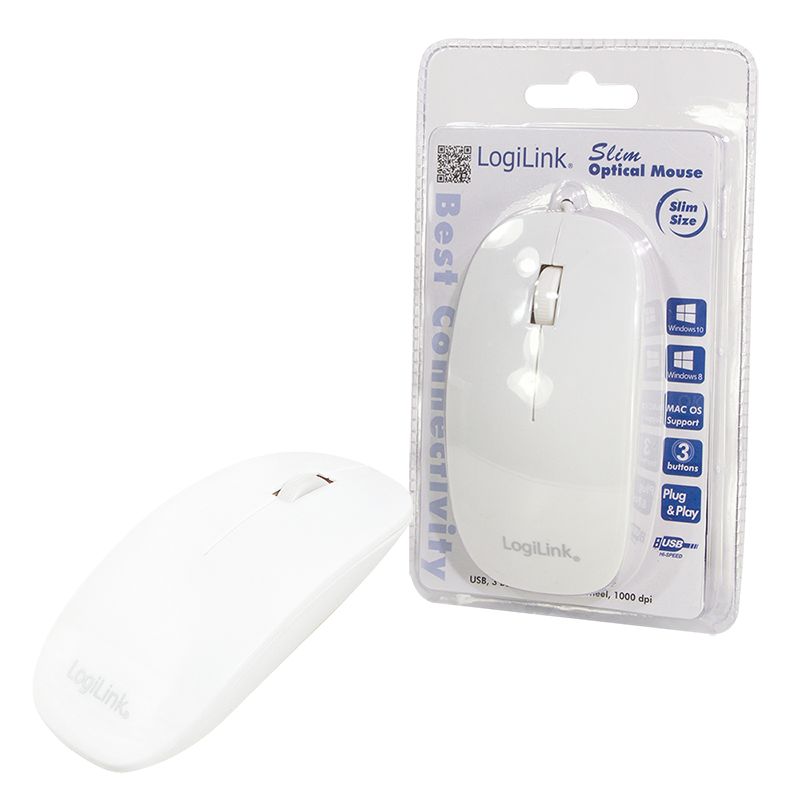 Logilink Optical Mouse White