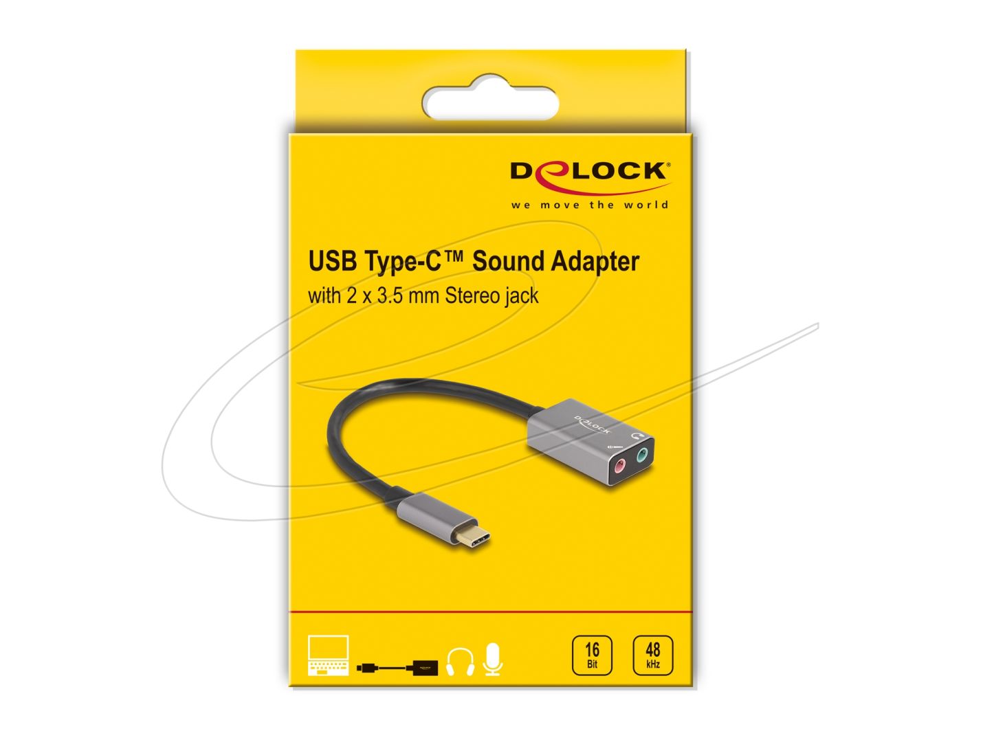 DeLock External USB-C Hangkártya