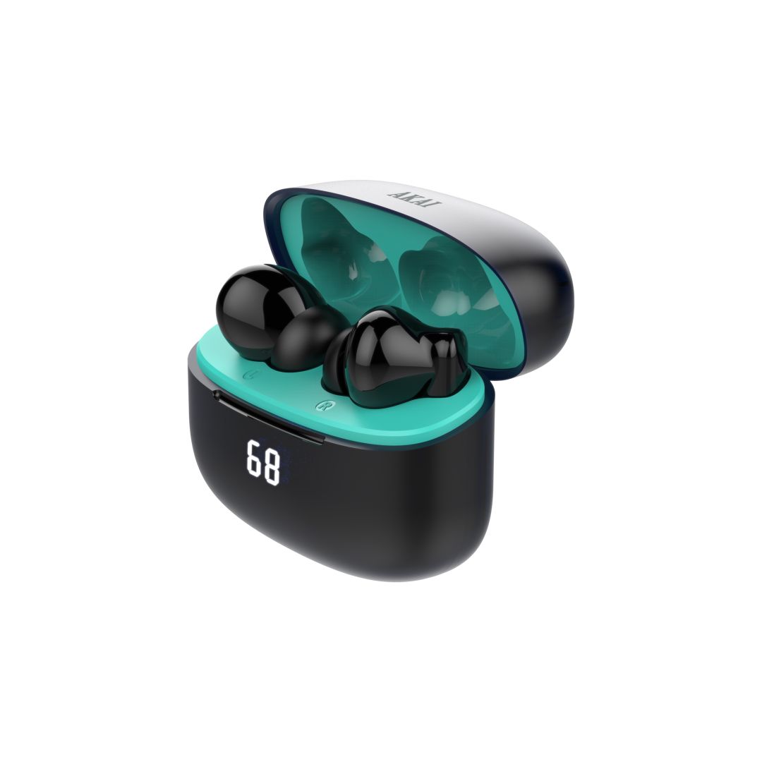 Akai BTE-J450AENC Bluetooth ANC Headset Black