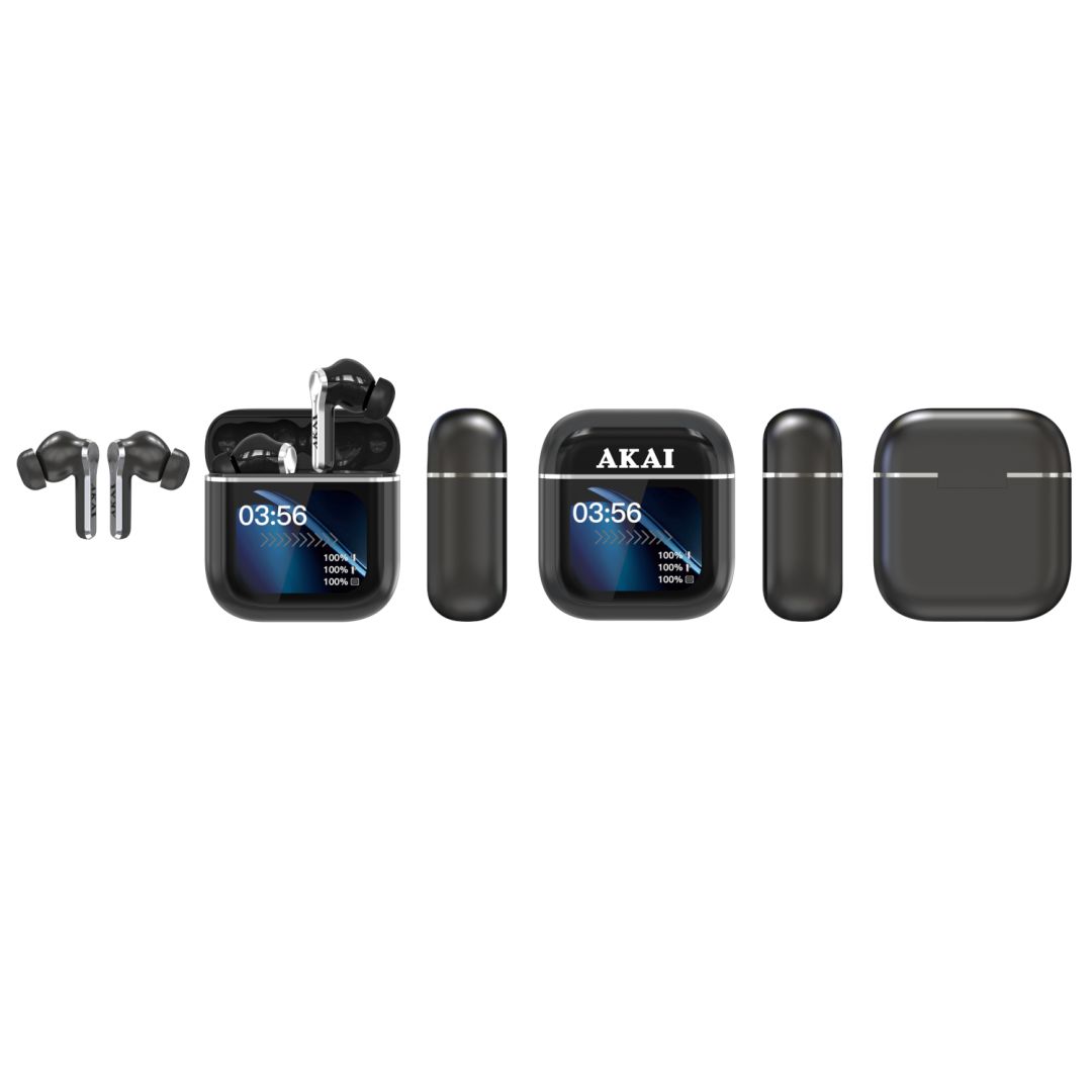 Akai BTE-J600BK AENC Bluetooth Headset Black