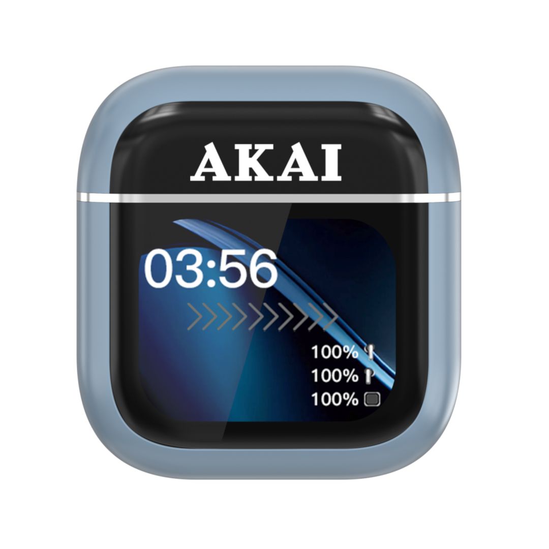 Akai BTE-J600BL AENC Bluetooth Headset Blue
