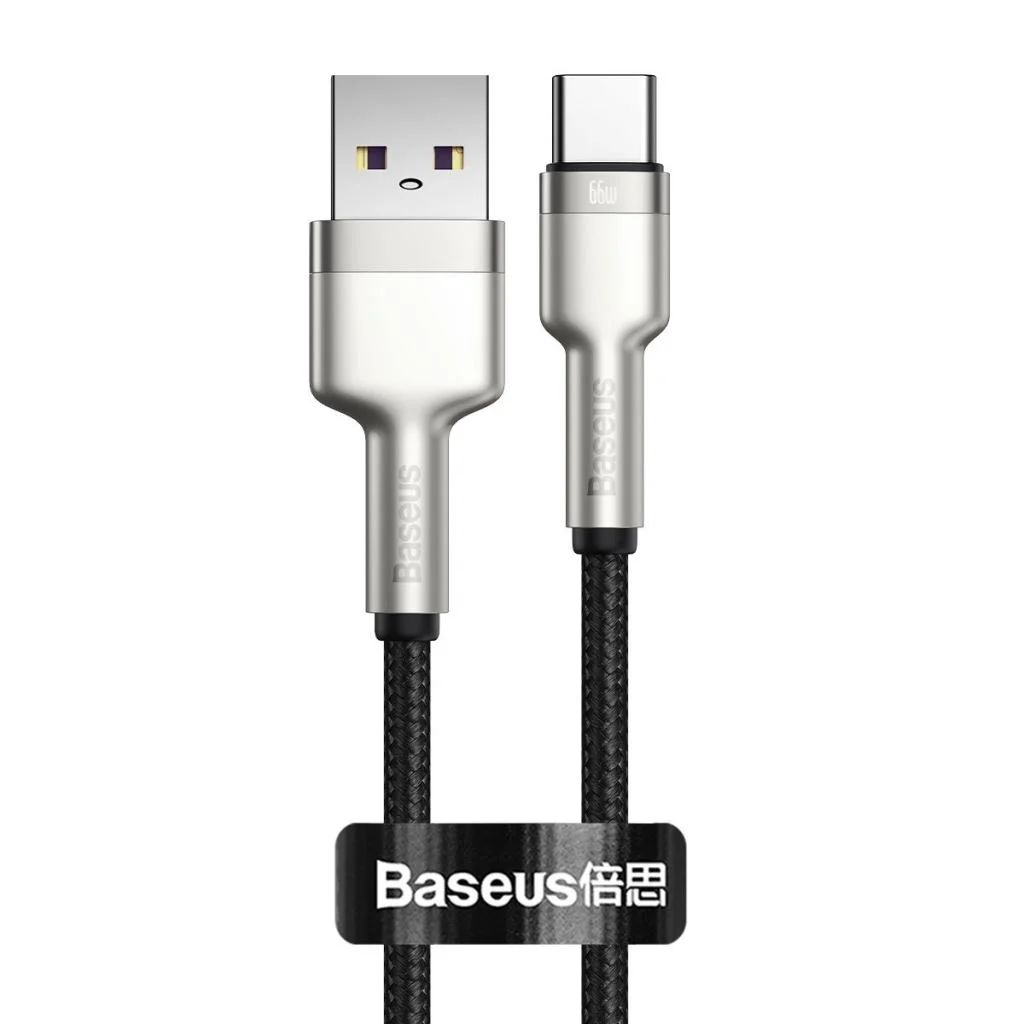 Baseus Cafule Series Metal USB - USB-C Cable 2.4A 25cm Black