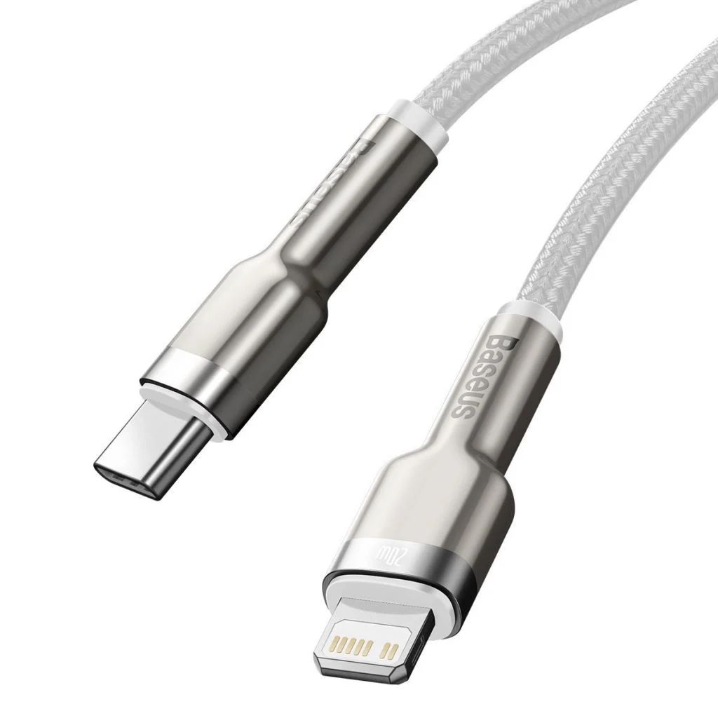 Baseus Cafule USB-C - Lightning Cable 20W 1m White