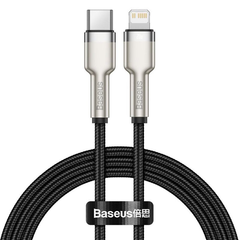 Baseus Cafule USB-C - Lightning Cable 20W 0,25m Black