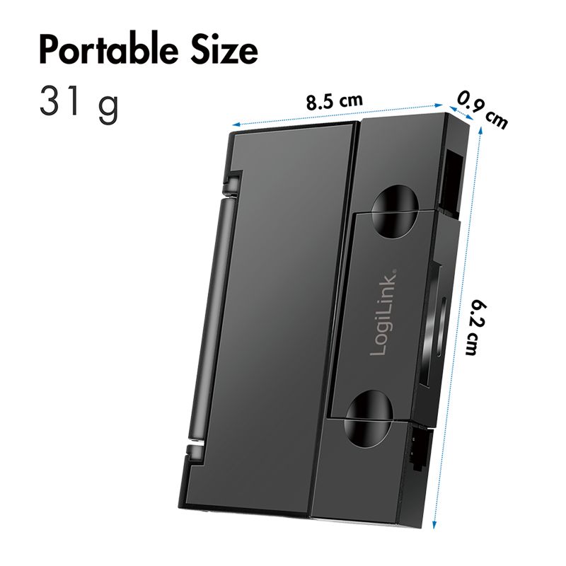 Logilink CR0049 USB 3.2 Gen1 Card Reader Black
