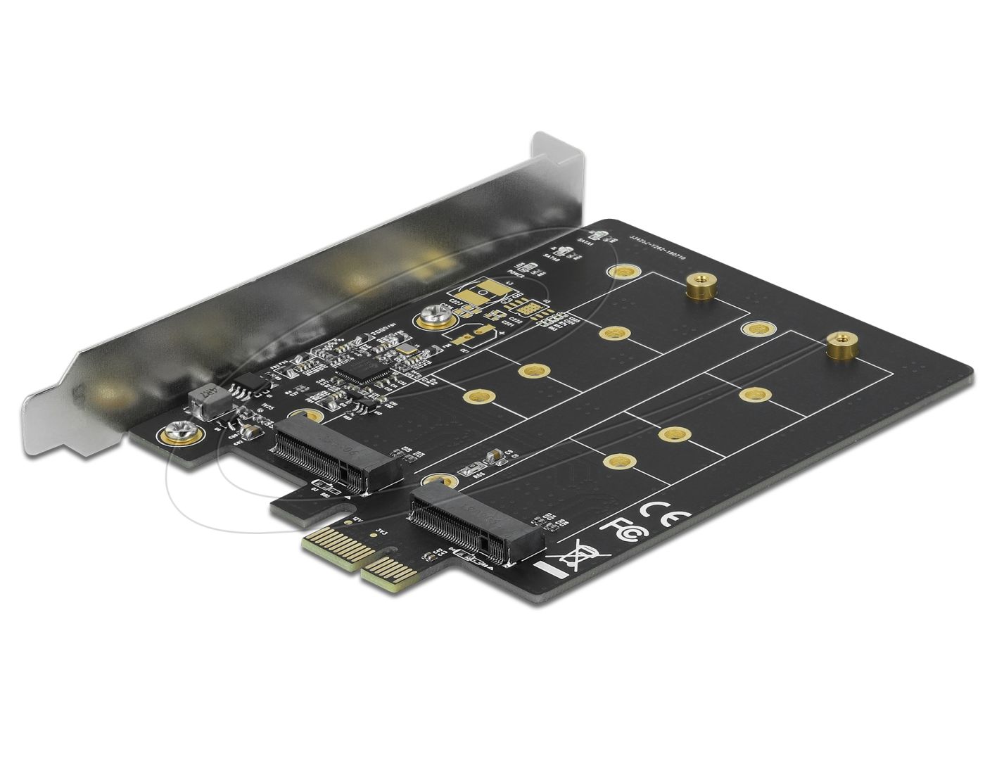 DeLock PCI Express x1 Card to 2 x internal M.2 Key B