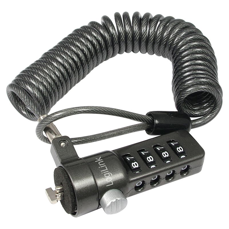 Logilink NBS004 Notebook security lock with combination Black