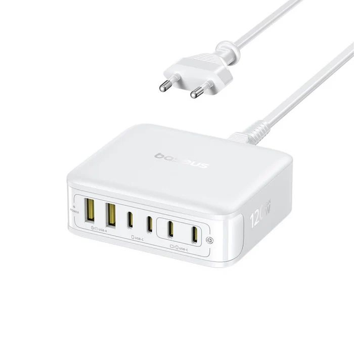 Baseus EnerFill FH21 Desktop Charging Station 4C+2U 120W White