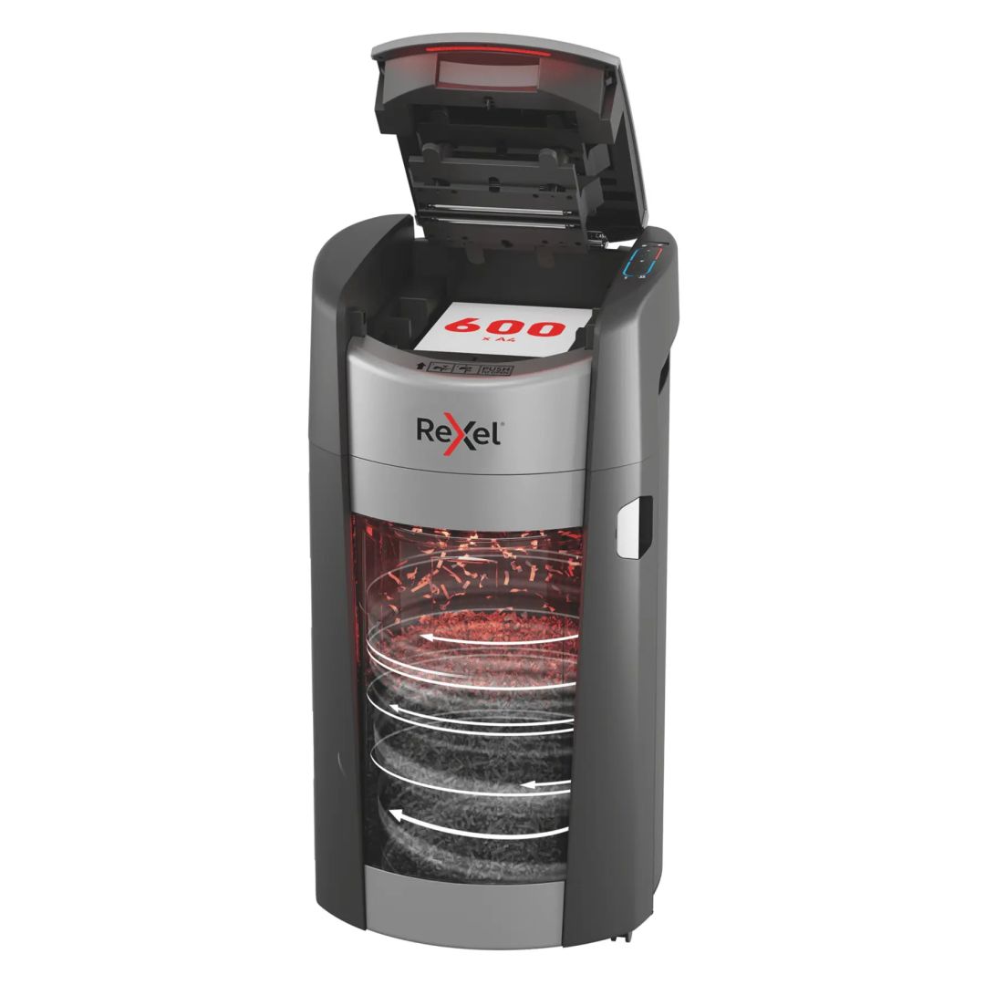 Rexel ShredMax AutoFeed+ 600X P4 Iratmegsemmisítő Black