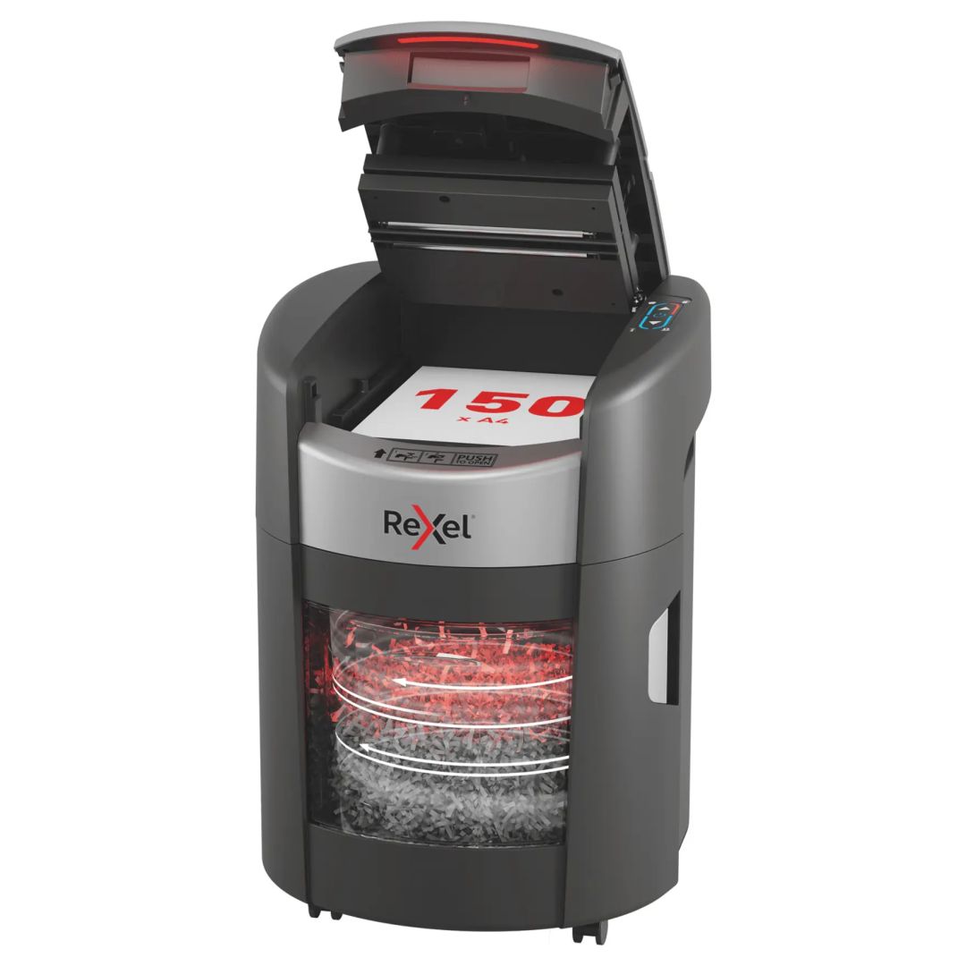 Rexel ShredMax AutoFeed+ 150M P5 Iratmegsemmisítő Black