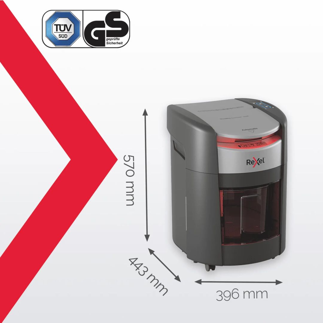 Rexel ShredMax AutoFeed+ 150M P5 Iratmegsemmisítő Black