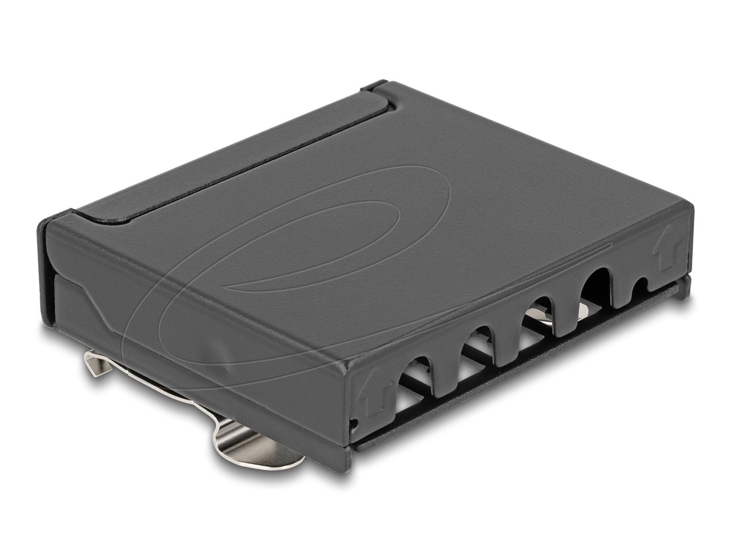 DeLock 4-port Patch Panel Black