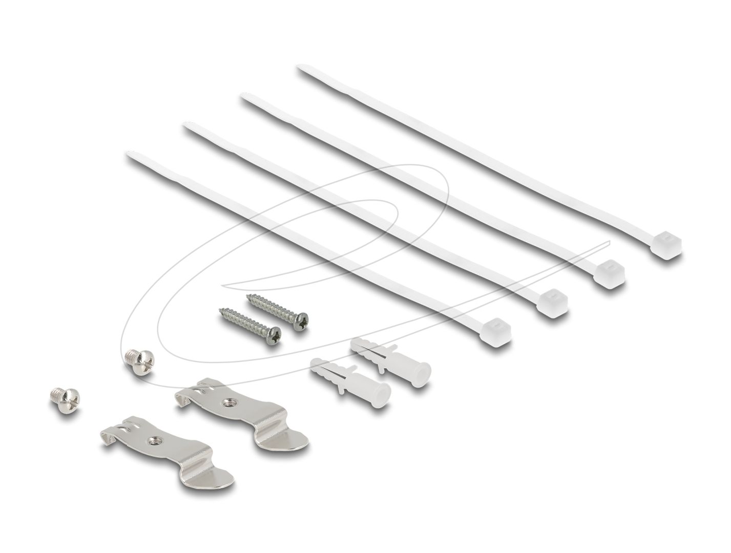 DeLock 4-port Patch Panel Black