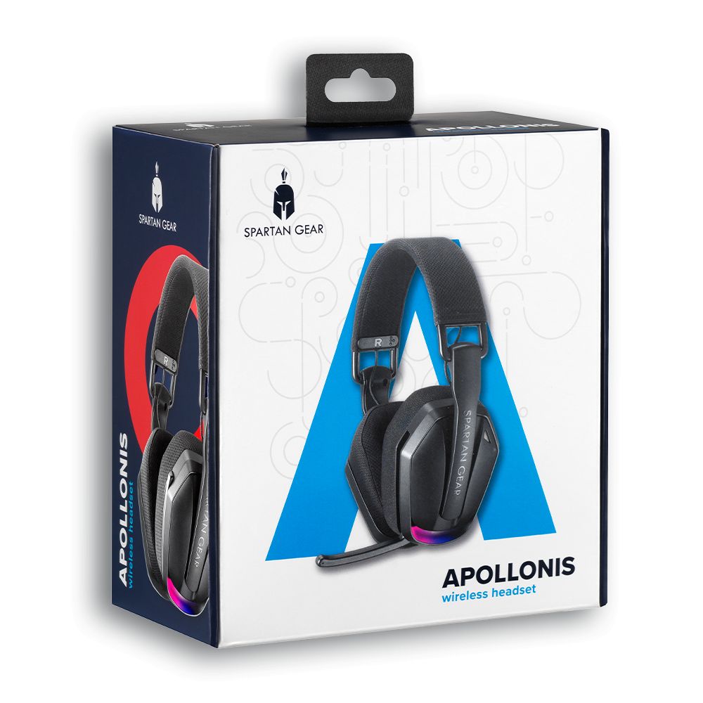 Spartan Gear Apollonis Wireless Bluetooth Gaming Headset Black