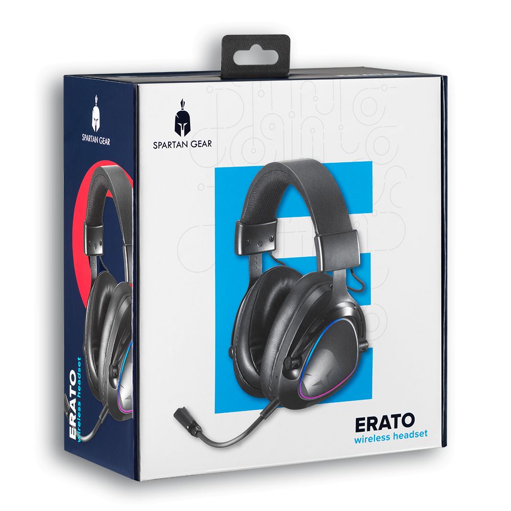 Spartan Gear Erato Wireless Bluetooth Gaming Headset Black