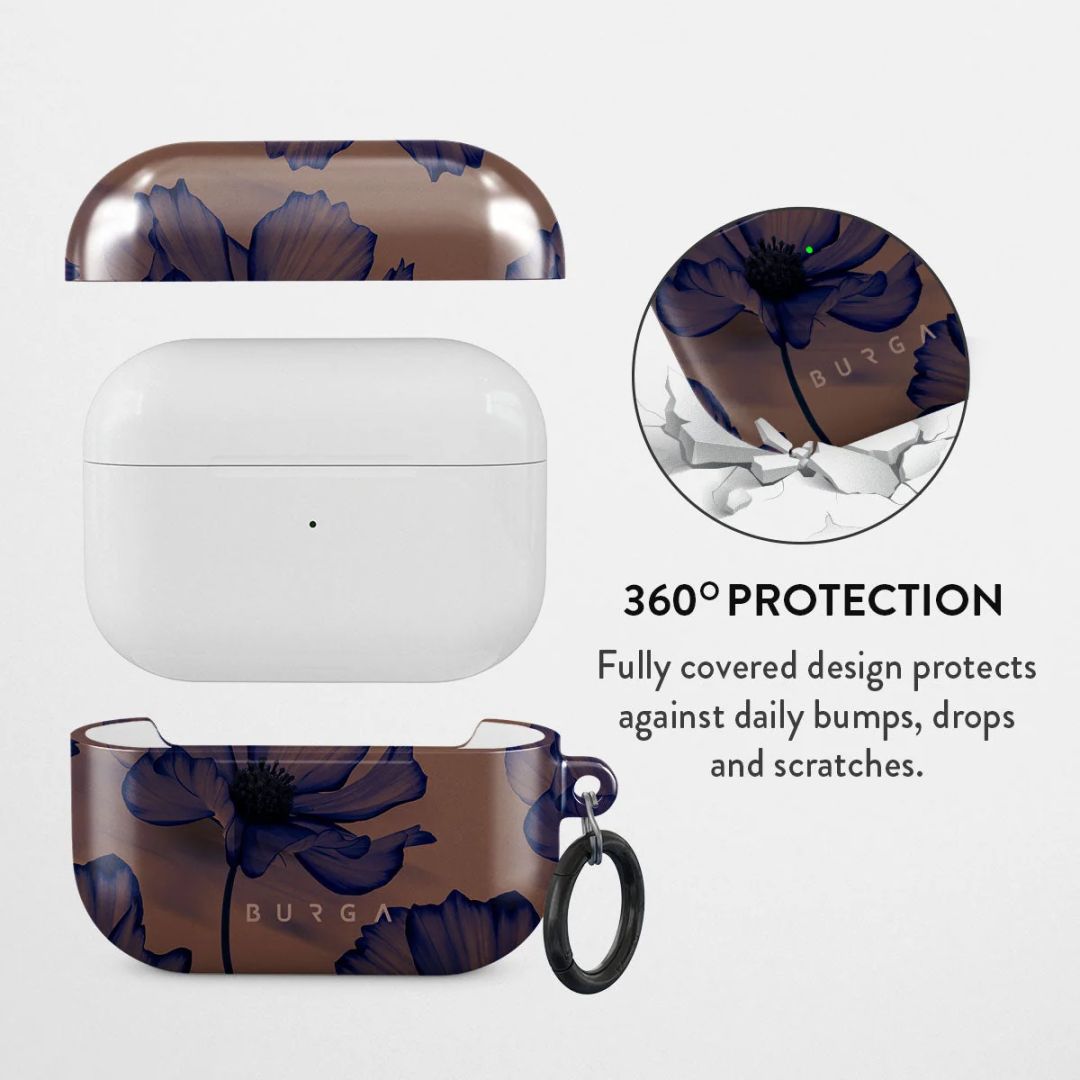Burga Airpods Case for Airpods Pro Velvet Night