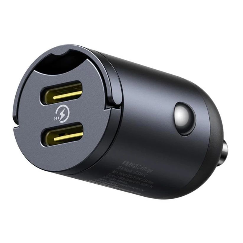 Baseus Tiny Star Mini 30W Car Charger Grey