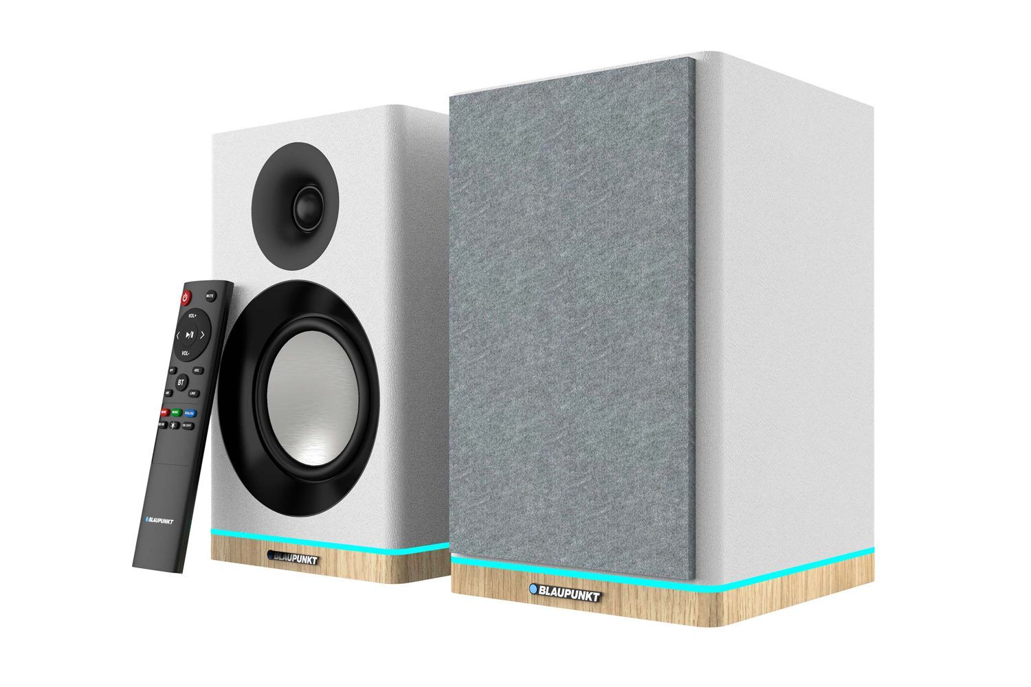 Blaupunkt BS60WH LED Bluetooth Speaker White