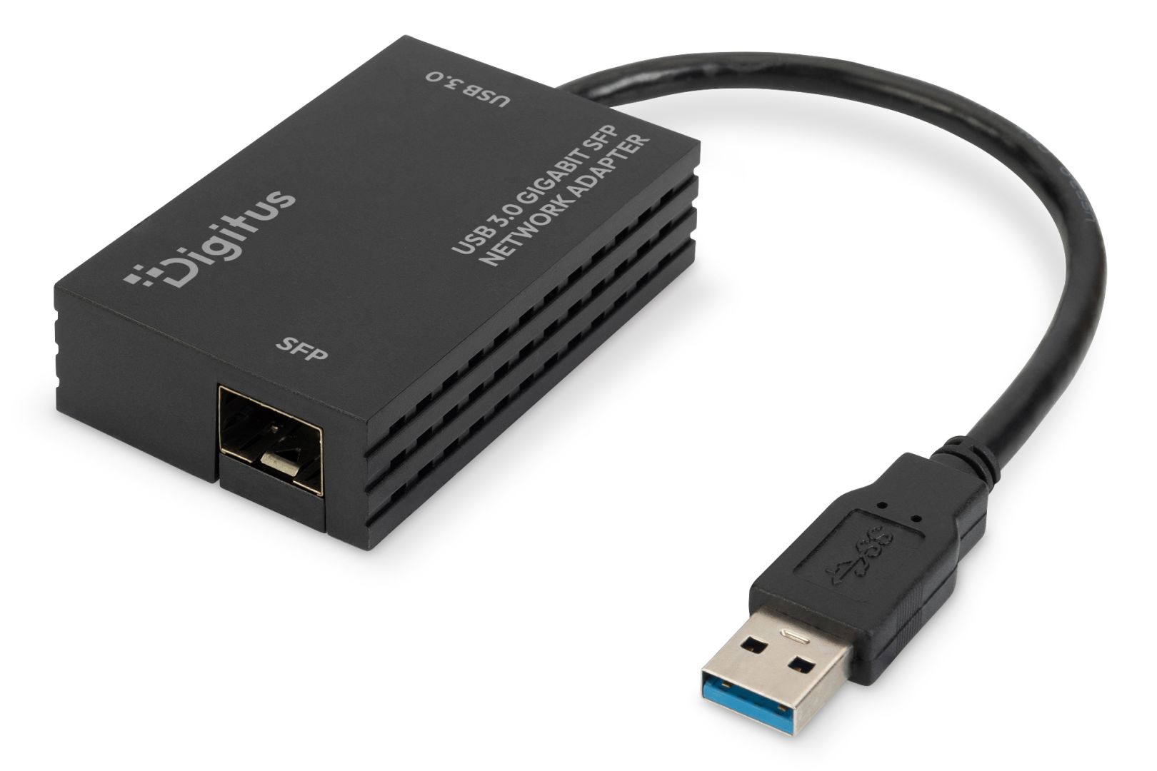 Digitus USB 3.0 Gigabit SFP network adapter Black