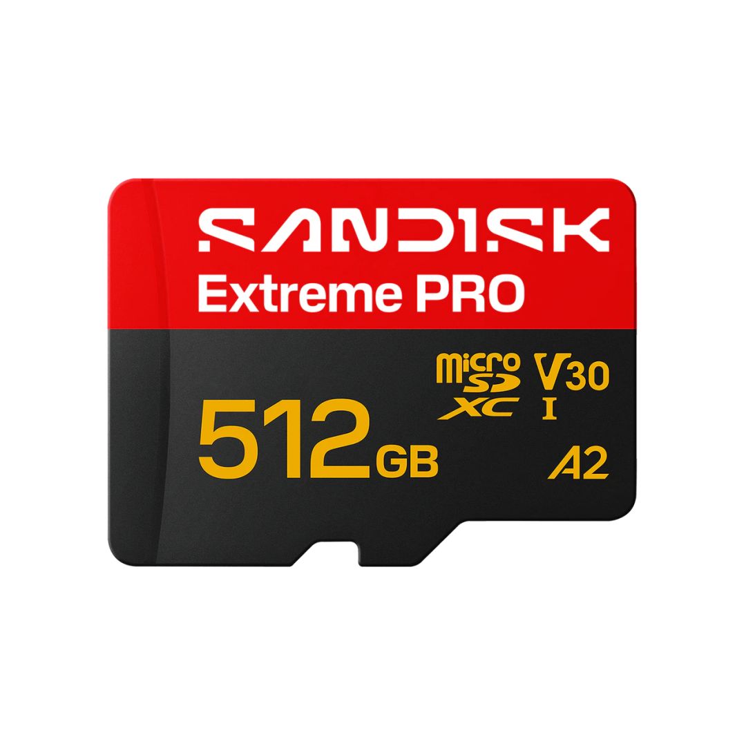 Sandisk 512GB microSDXC Extreme Pro UHS-I V30 A2 adapter nélkül