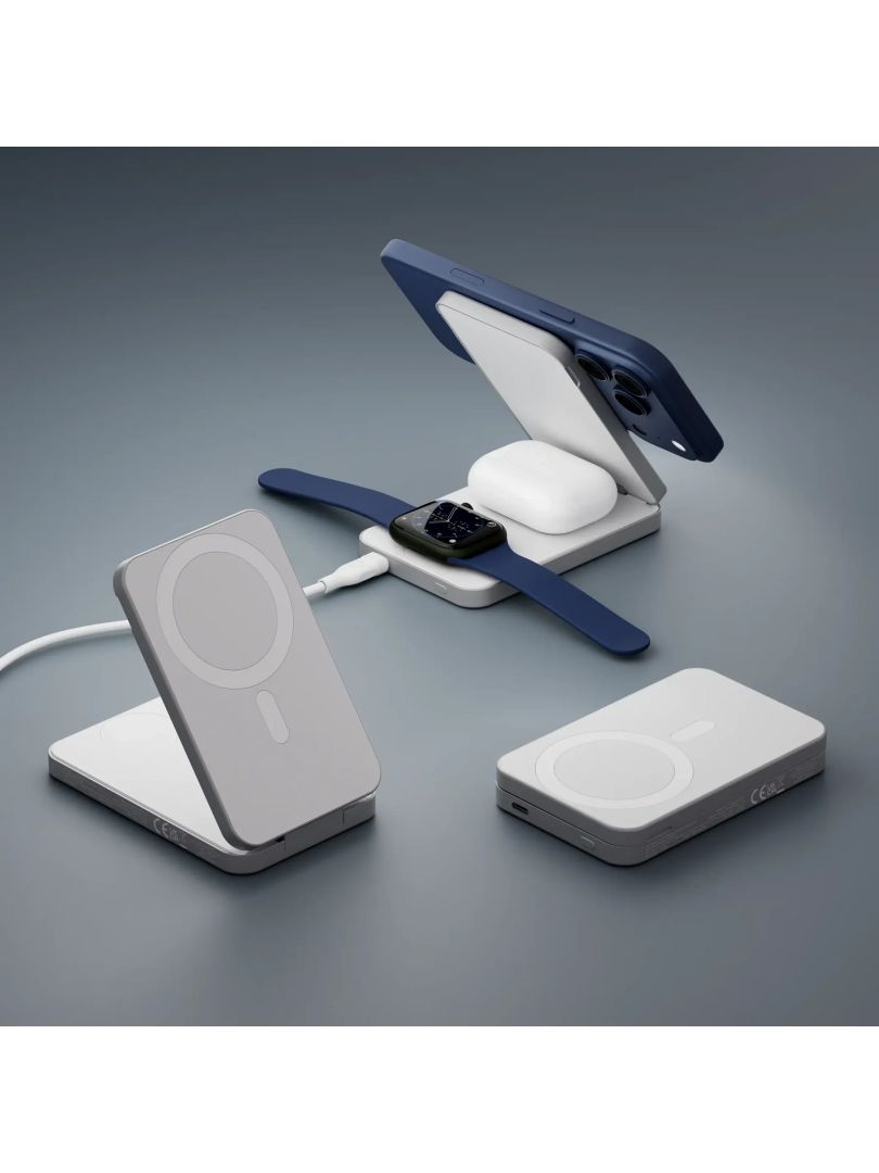 dbramante1928 re-charge Wireless 3in1 8000 mAh PowerBank White