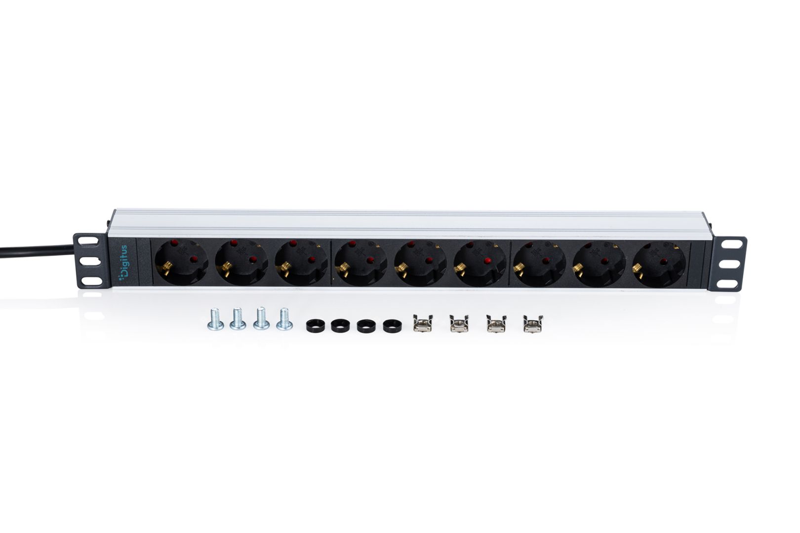 Digitus DN-95444 Túlfeszültségvédő 9DIN 2m Black/White