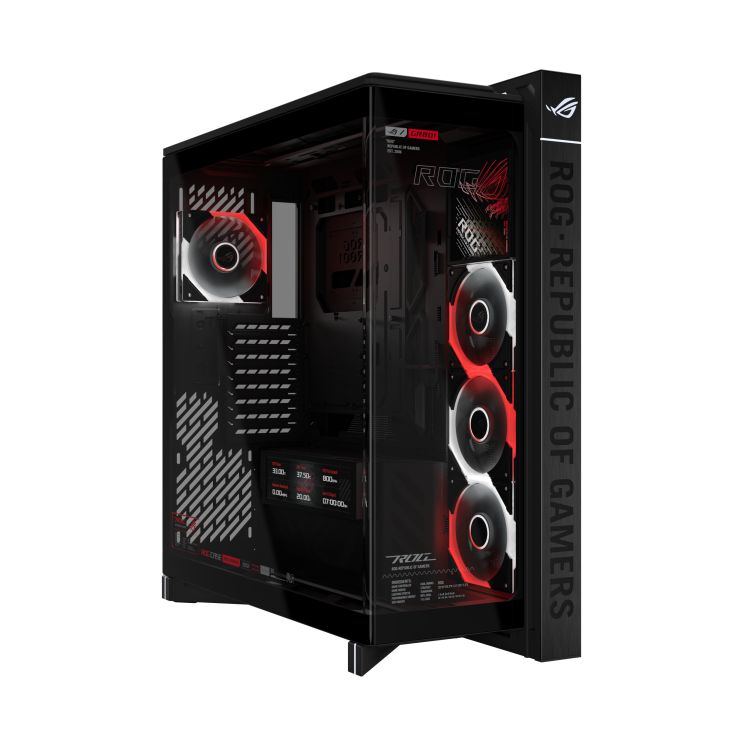 Asus ROG Cronox GR801 ARGB Tempered Glass Black
