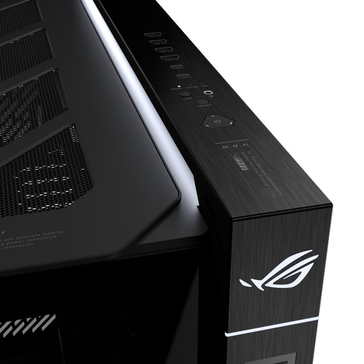Asus ROG Cronox GR801 ARGB Tempered Glass Black