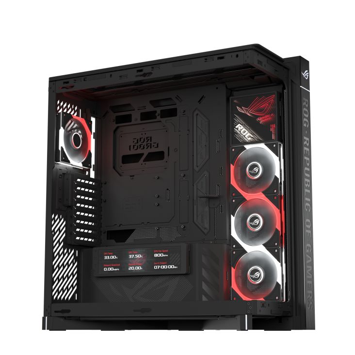 Asus ROG Cronox GR801 ARGB Tempered Glass Black