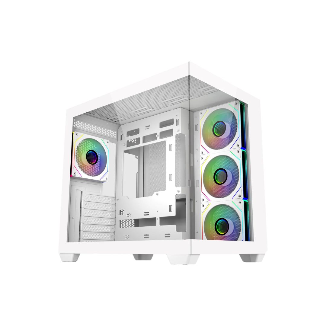 Cooler Master Elite 681 Tempered Glass White