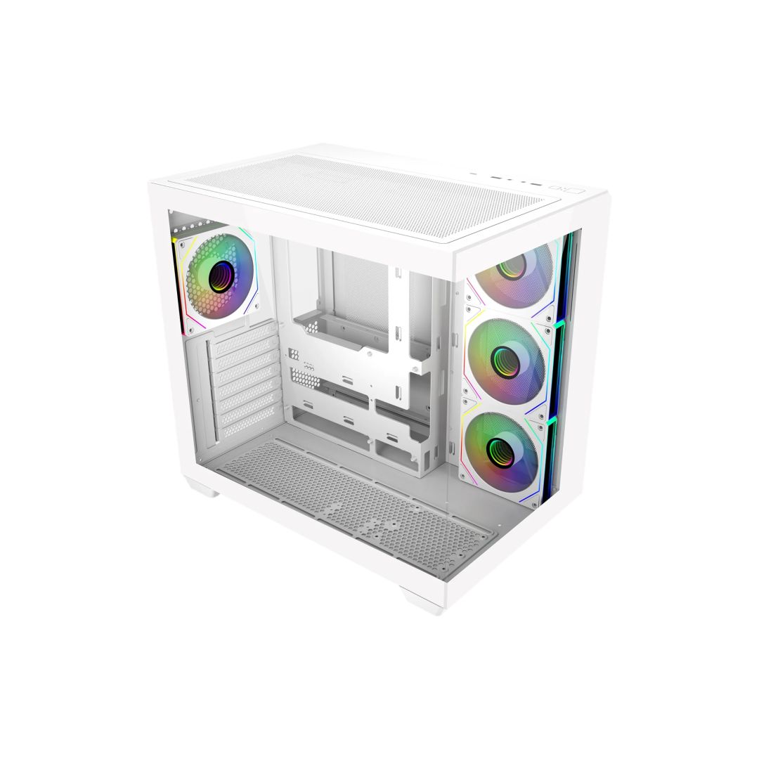 Cooler Master Elite 681 Tempered Glass White