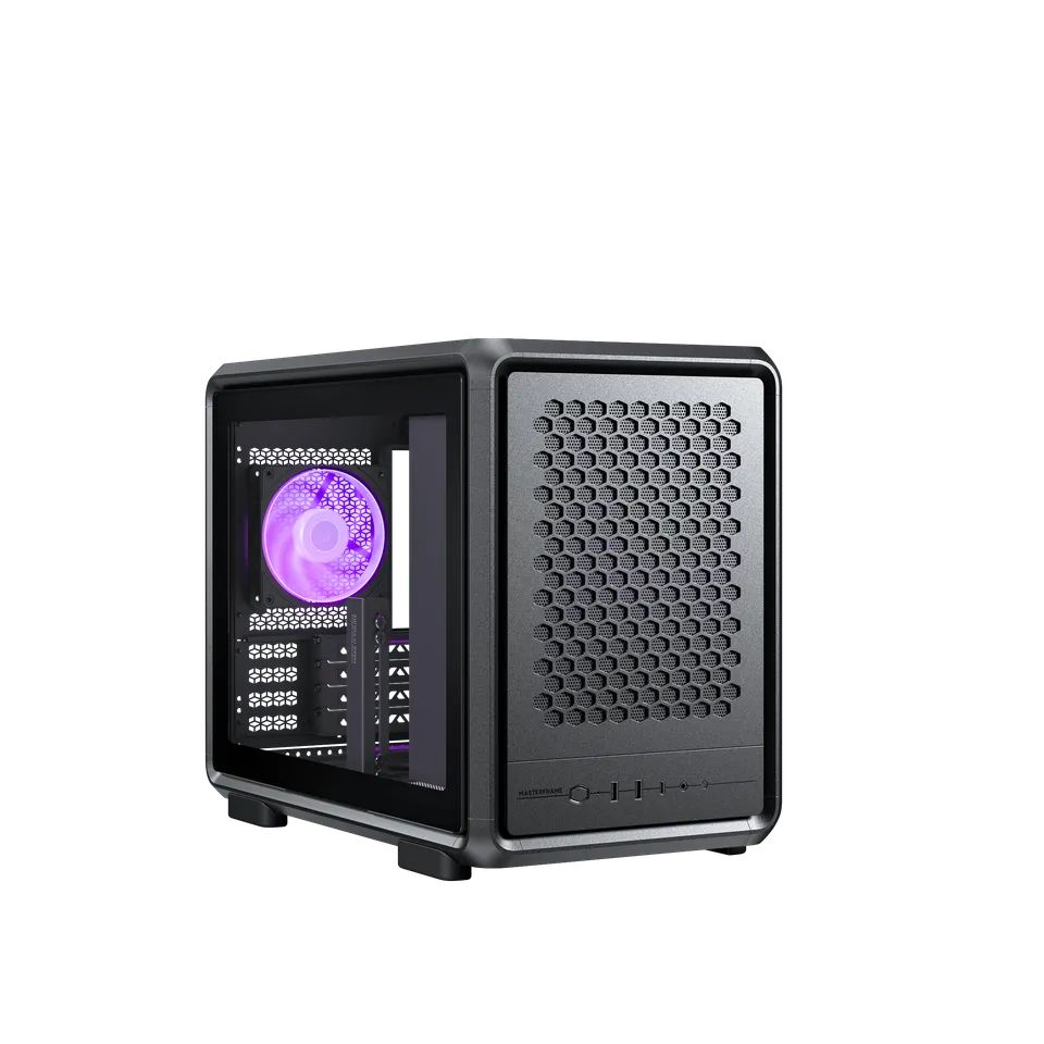 Cooler Master MasterFrame 400 Mesh Tempered Glass Black