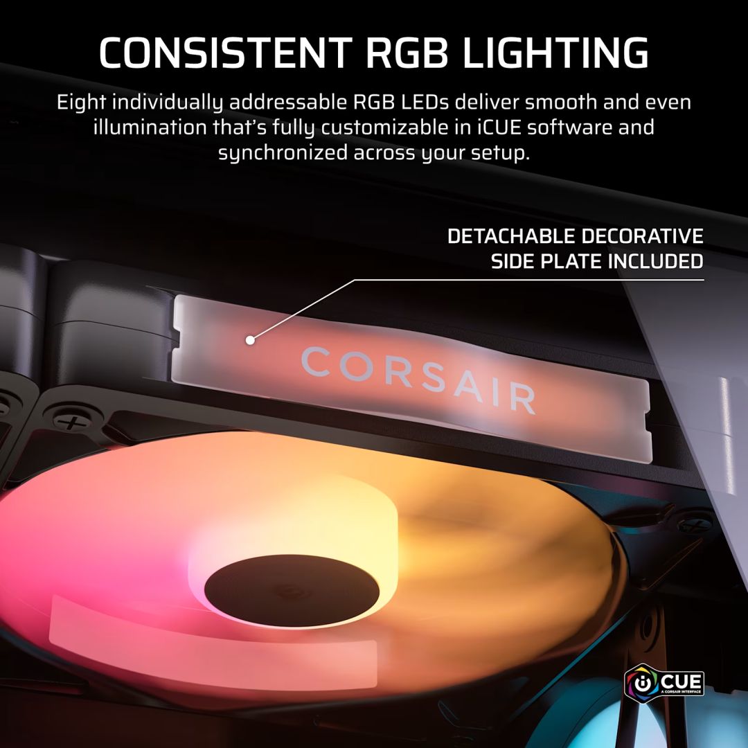 Corsair iCUE LINK RX140 II RGB PWM PC Fan Expansion Black