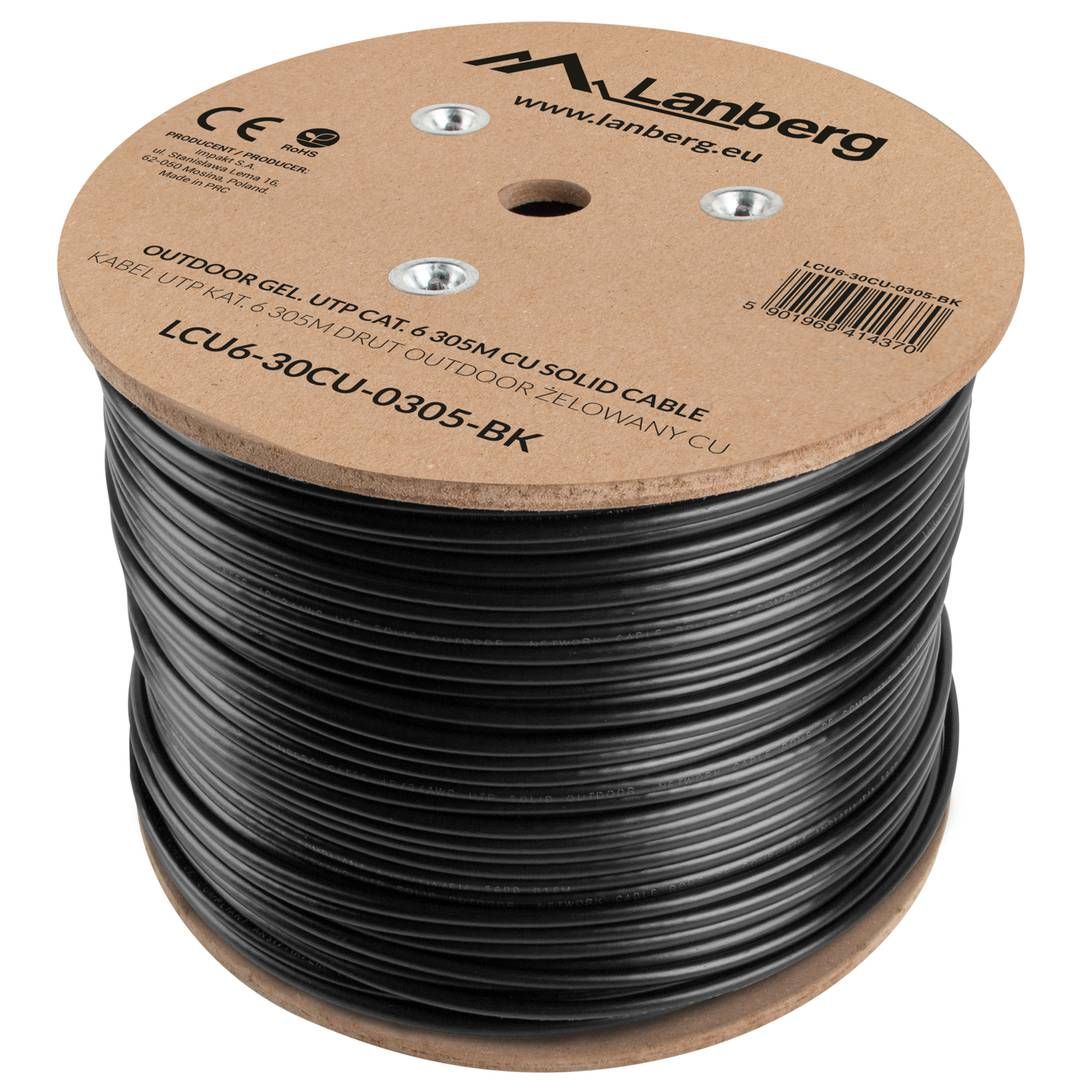 Lanberg CAT.6 F/UTP Installation cable 305m Black