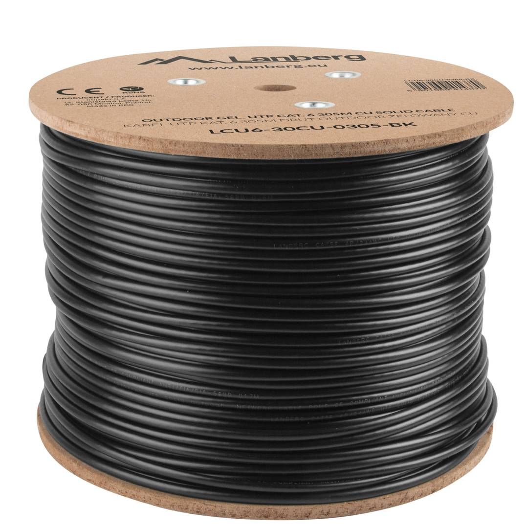 Lanberg CAT.6 F/UTP Installation cable 305m Black