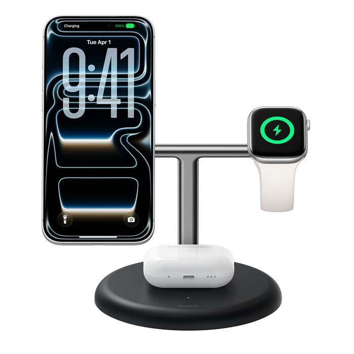 Belkin UltraCharge 3in1 Magnetic Charger 25W Black