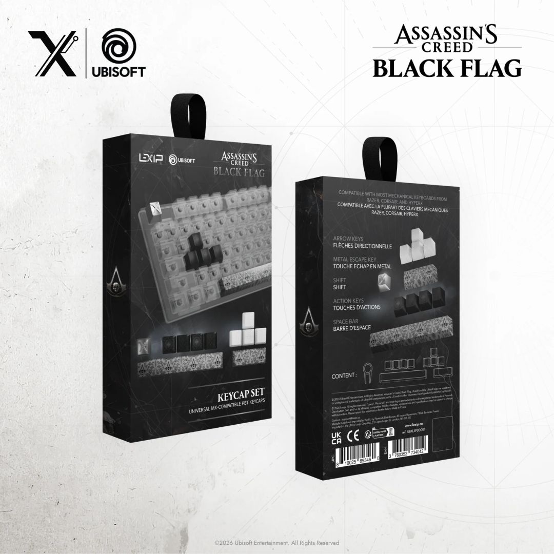 Lexip Keycap Tattoo Assassin''s Creed Black Flag: Resynced