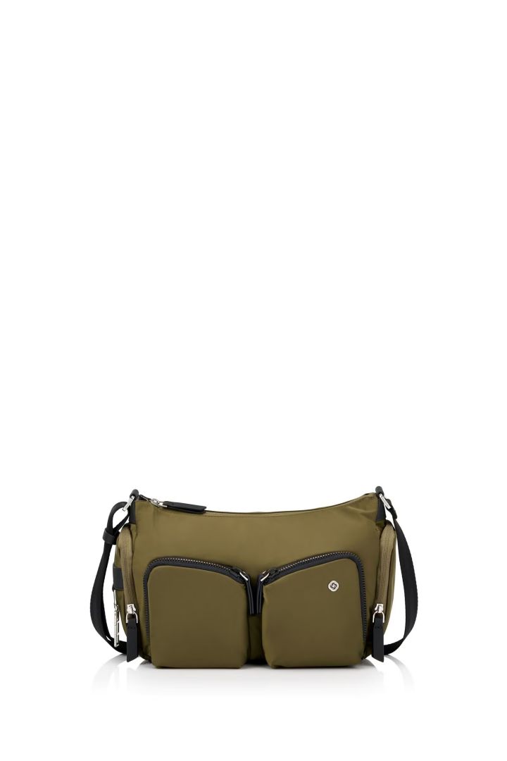 Samsonite Blazing Shoulder Bag 2 Comp Olive Green
