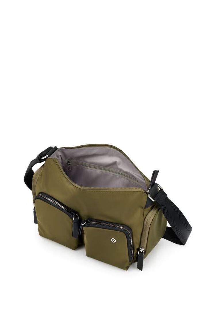 Samsonite Blazing Shoulder Bag 2 Comp Olive Green