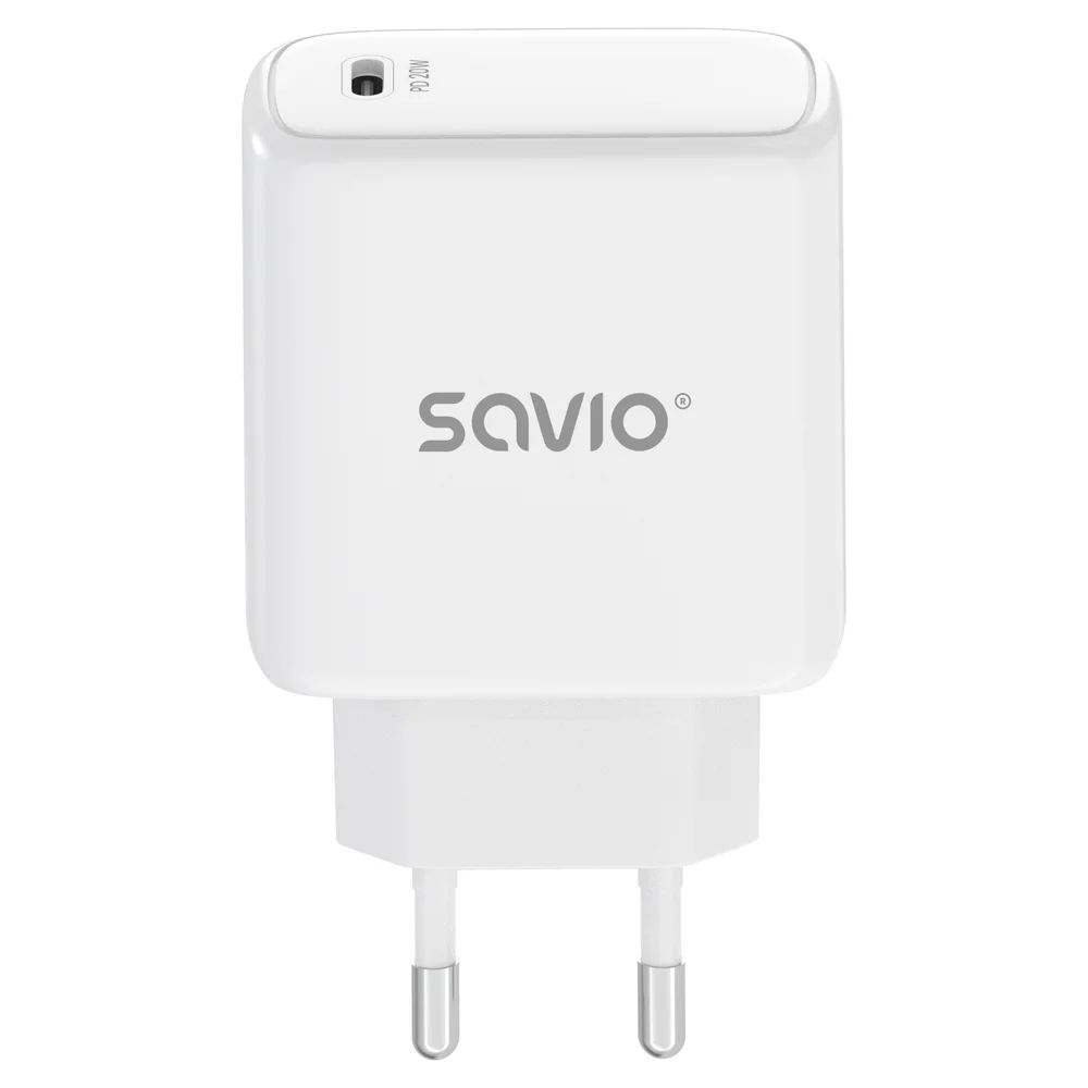 Savio LA-14 20W Wall Charger with Power Delivery 3.0 White