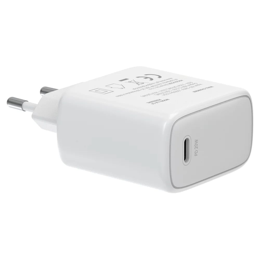 Savio LA-14 20W Wall Charger with Power Delivery 3.0 White